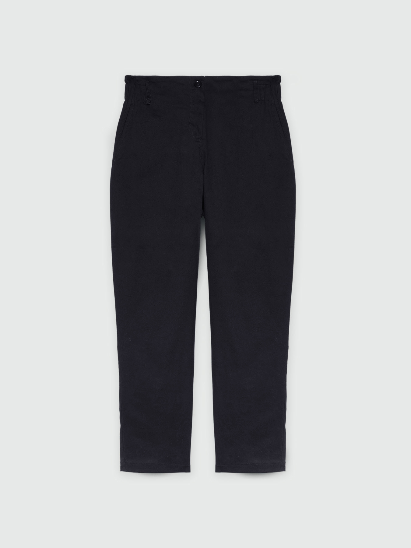 Stretch cotton balloon trousers image number 4