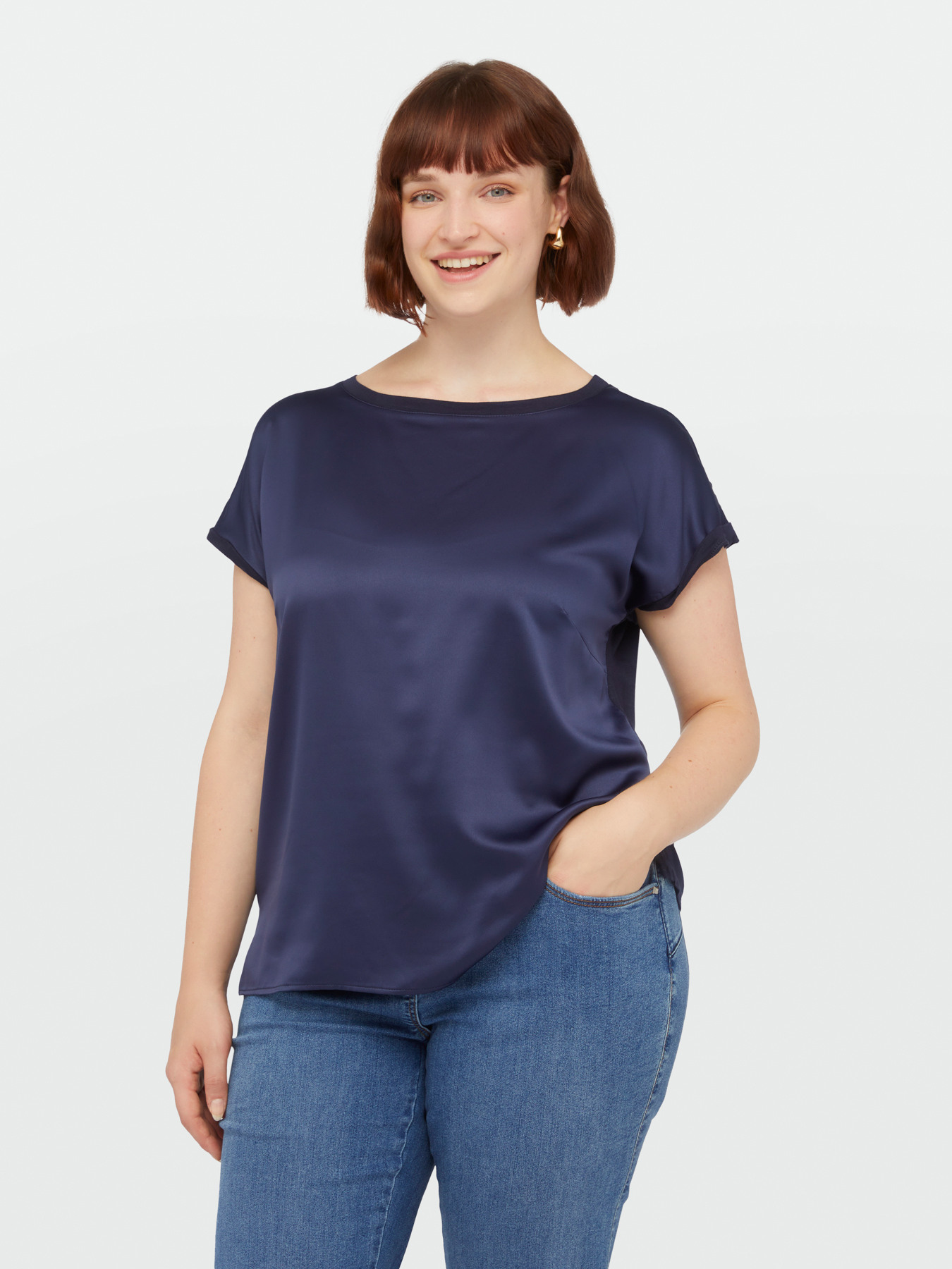 Blouse en satin image number 0