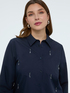 Camicia con applicazioni crystal image number 3