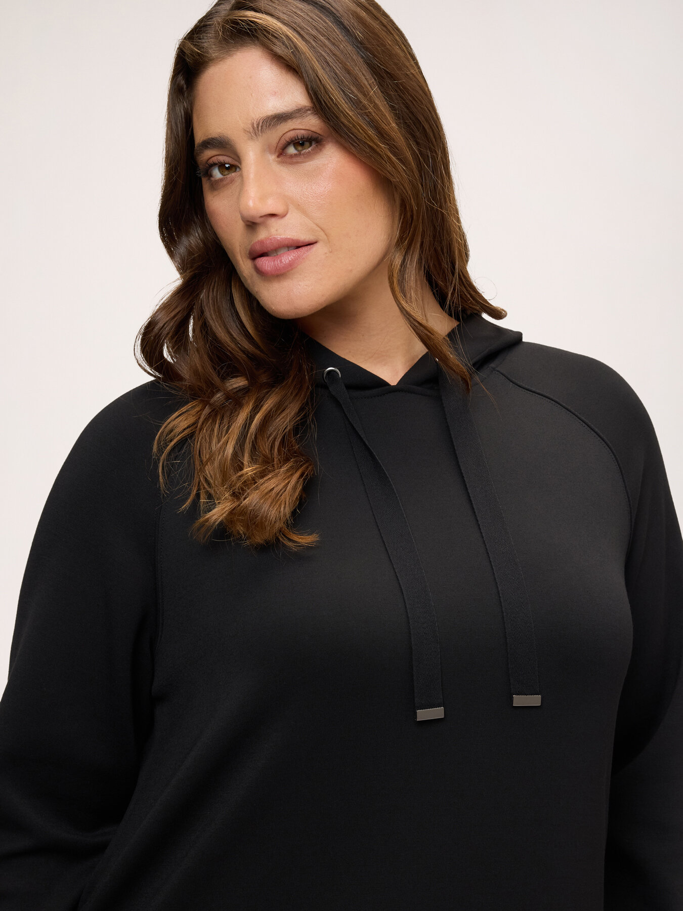 Robe en molleton avec jupe en dentelle image number 3