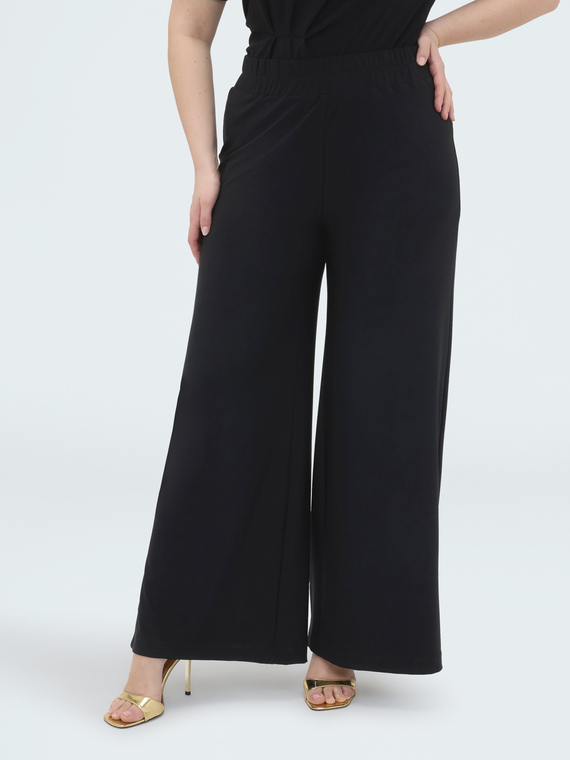 Pantaloni Wide Leg in jersey