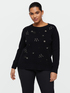 Sweater with embroidered constellations image number 0