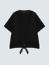 Sangallo blouse with knot image number 5