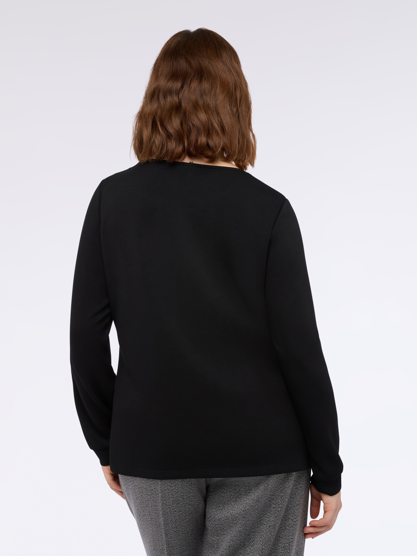 T-shirt en scuba avec d&eacute;tail cut-out image number 1