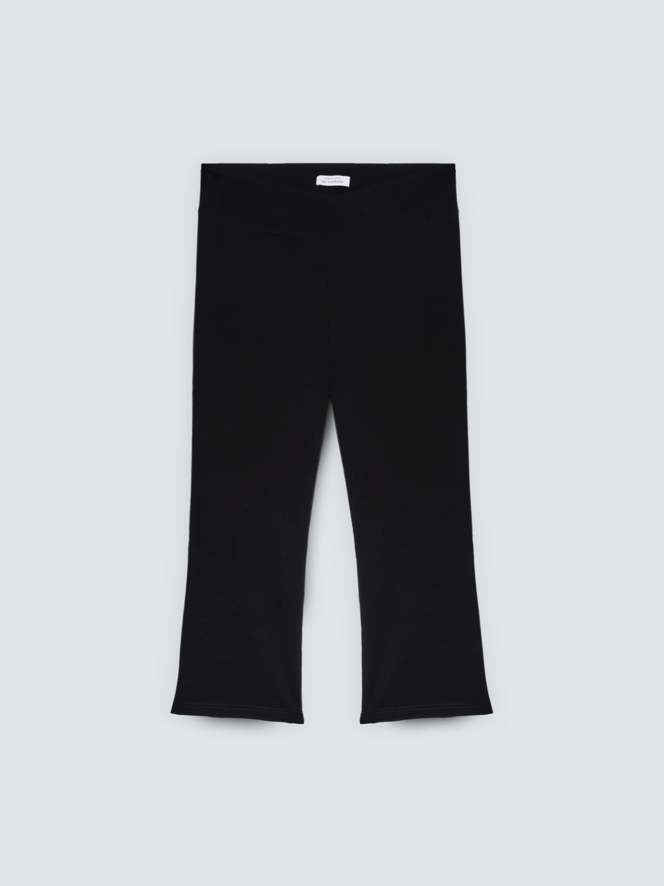 Kick Flare Pants with asymmetrical elastic waistband image number 4