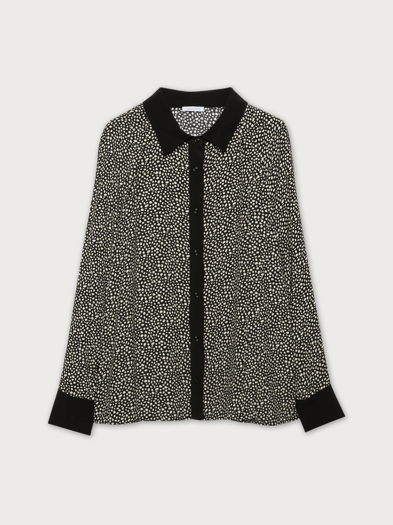 Camicia stampata in viscosa image number 3