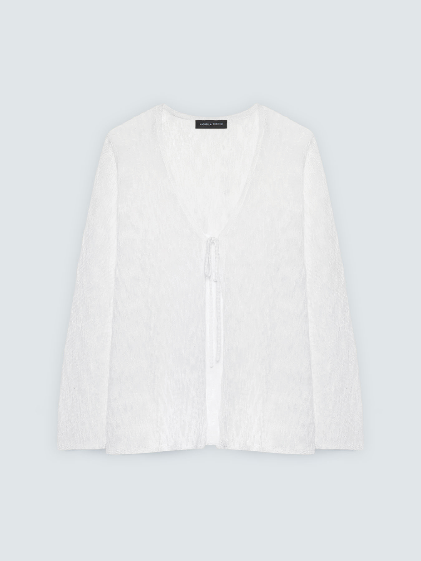 Leichter Cardigan mit Schn&uuml;rverschluss image number 4