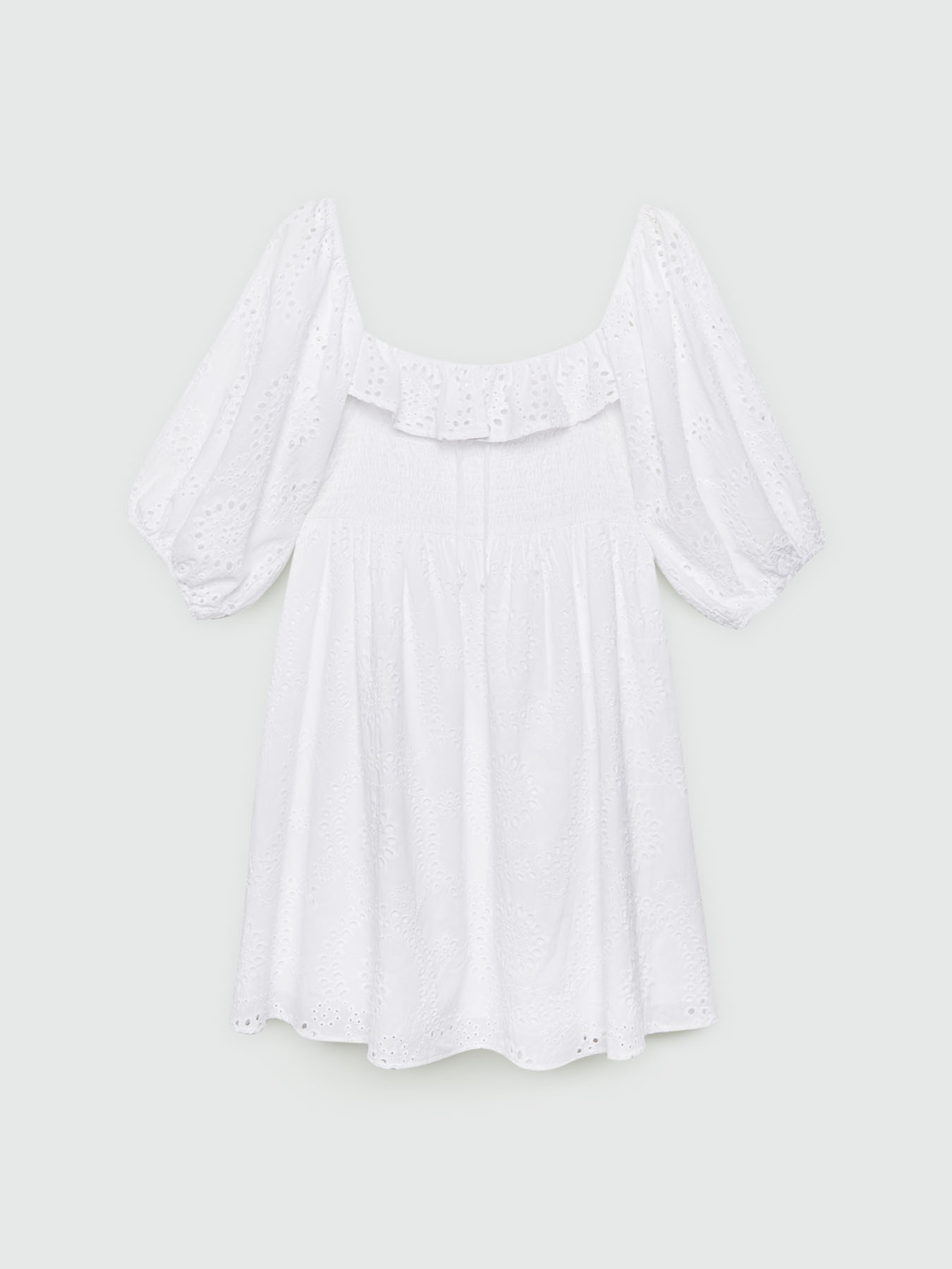 Vestito corto in sangallo image number 6