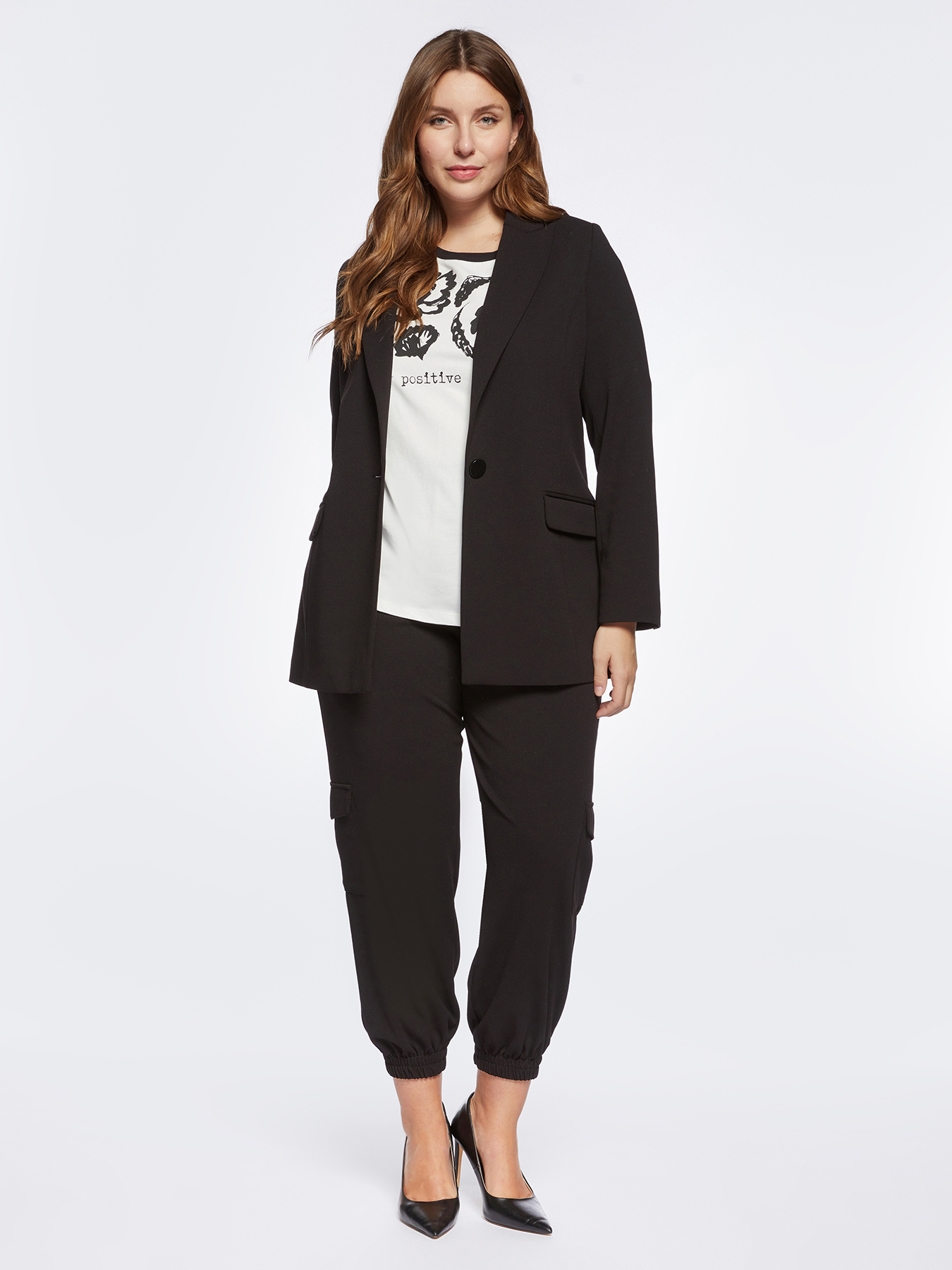 Blazer with printed lining image number 2