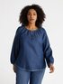 Blusa in denim image number 2