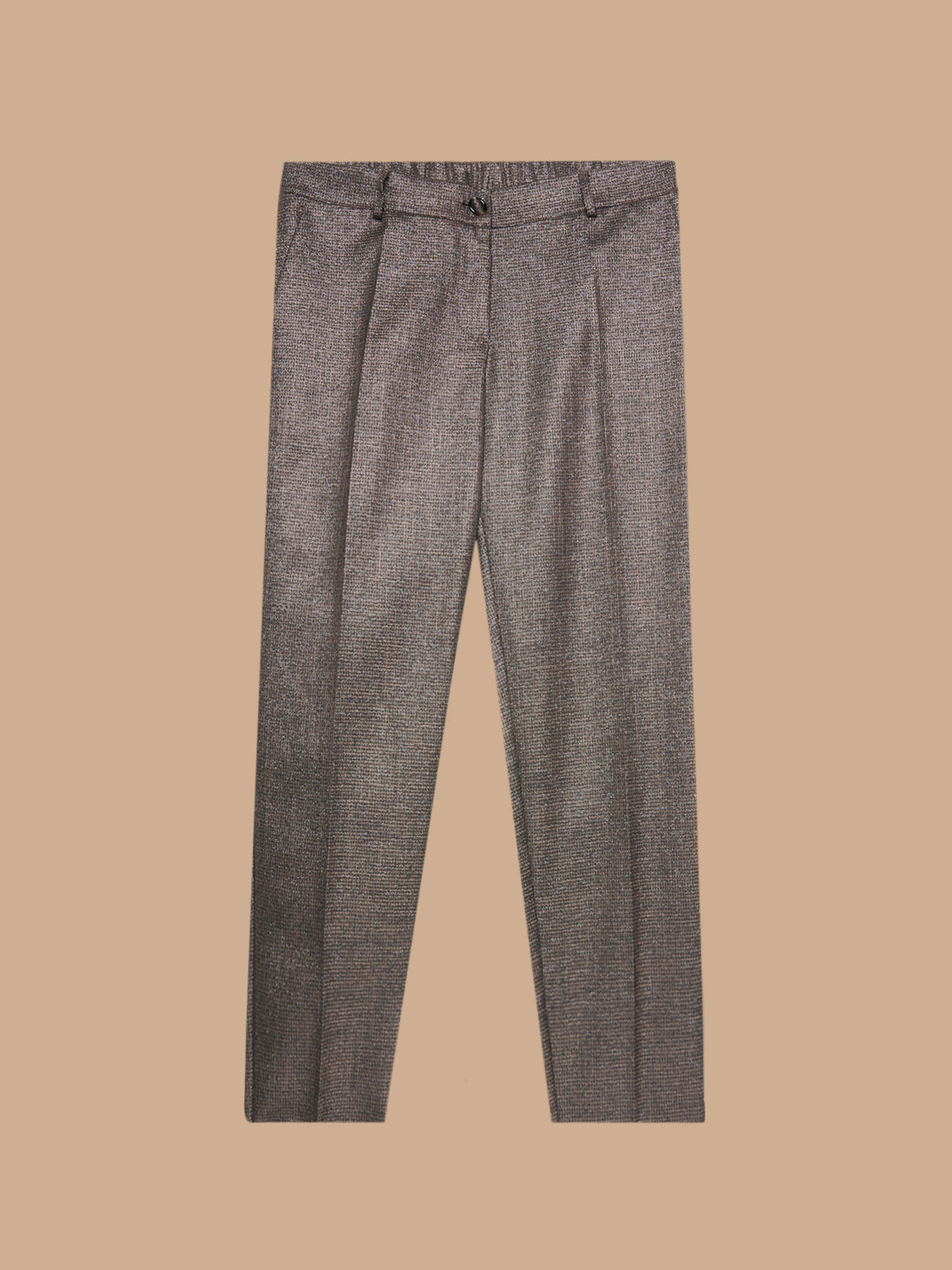 Gemusterte Lurex-Hose image number 3