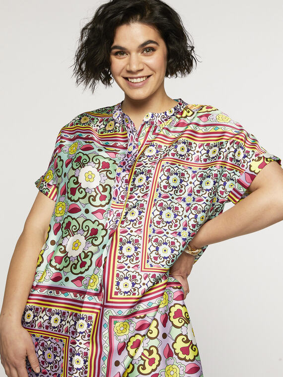 Fiorella Rubino Vestito dalla stampa foulard Donna