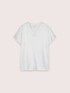 T-shirt bimaterica in raso viscosa image number 4