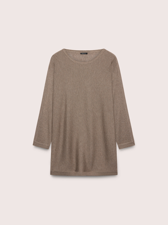 Maglia a coste in misto viscosa