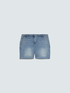 Denim-Shorts mit Glanzpunkten image number 4