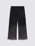 Jeans wide leg con punti luce effetto degrad&eacute; image number 5