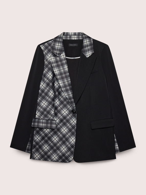 Two-tone blazer