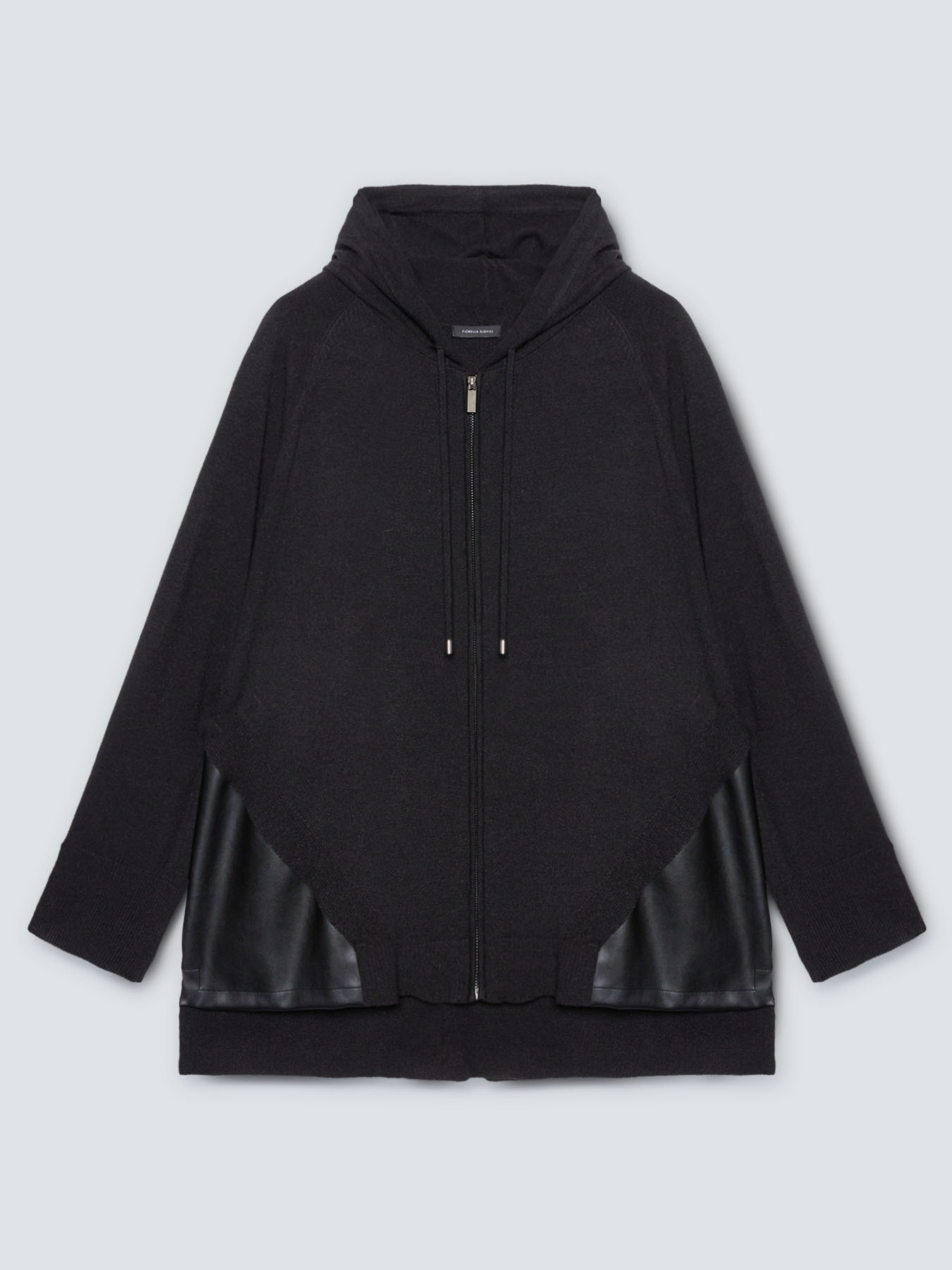 Jersey con aplicaciones de piel sint&eacute;tica image number 3