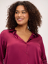 Stretch viscose satin shirt image number 3
