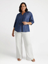 Blusa con fibras de TENCEL image number 3