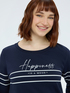 Sweat-shirt en coton avec imprim&eacute; image number 3