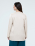 V-neck blouse in viscose satin image number 1