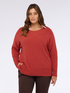 Crew neck sweater in viscose blend image number 0