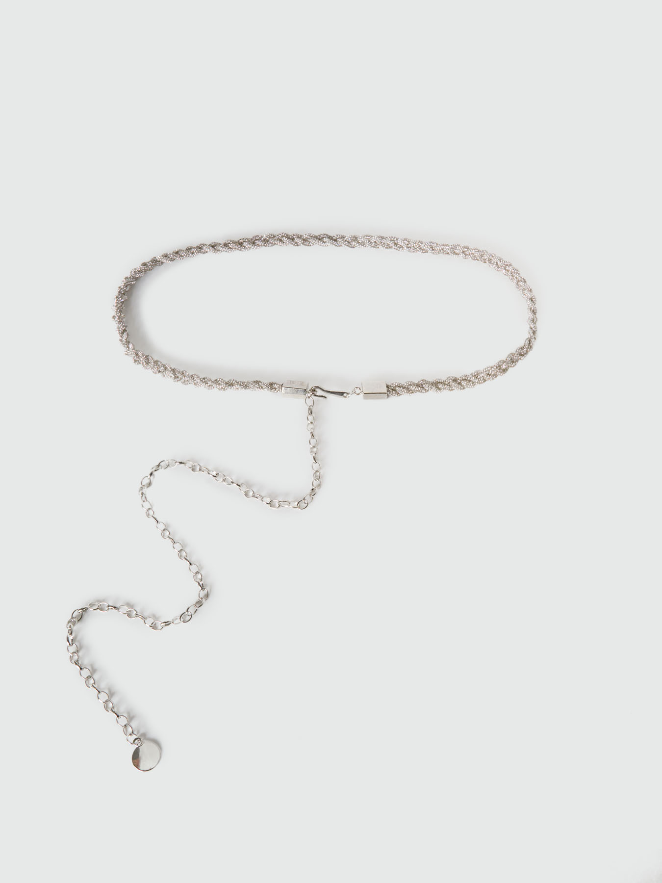 Cintur&oacute;n trenzado de metal image number 1