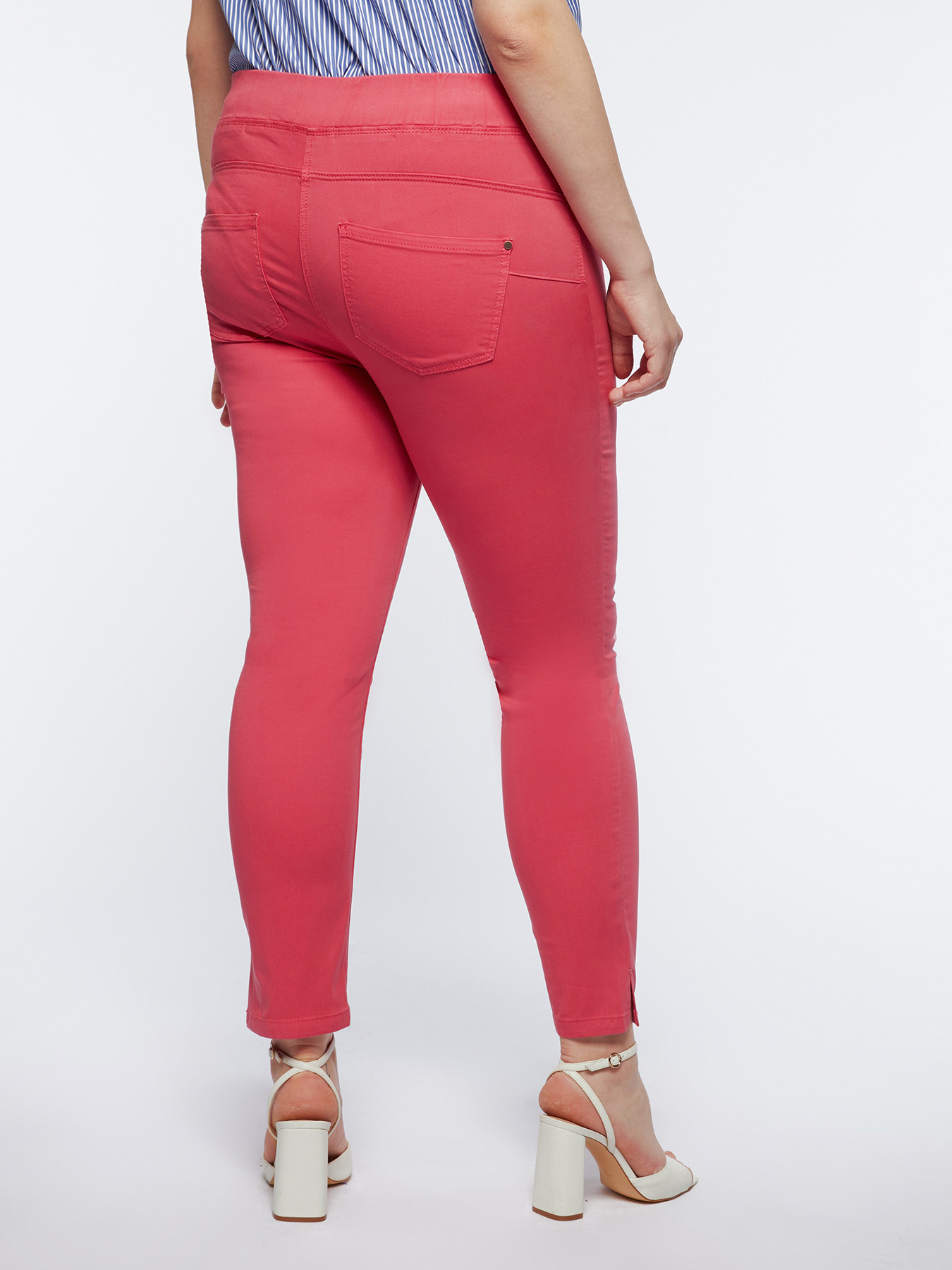 Denim colour Jeggings Diamante image number 1