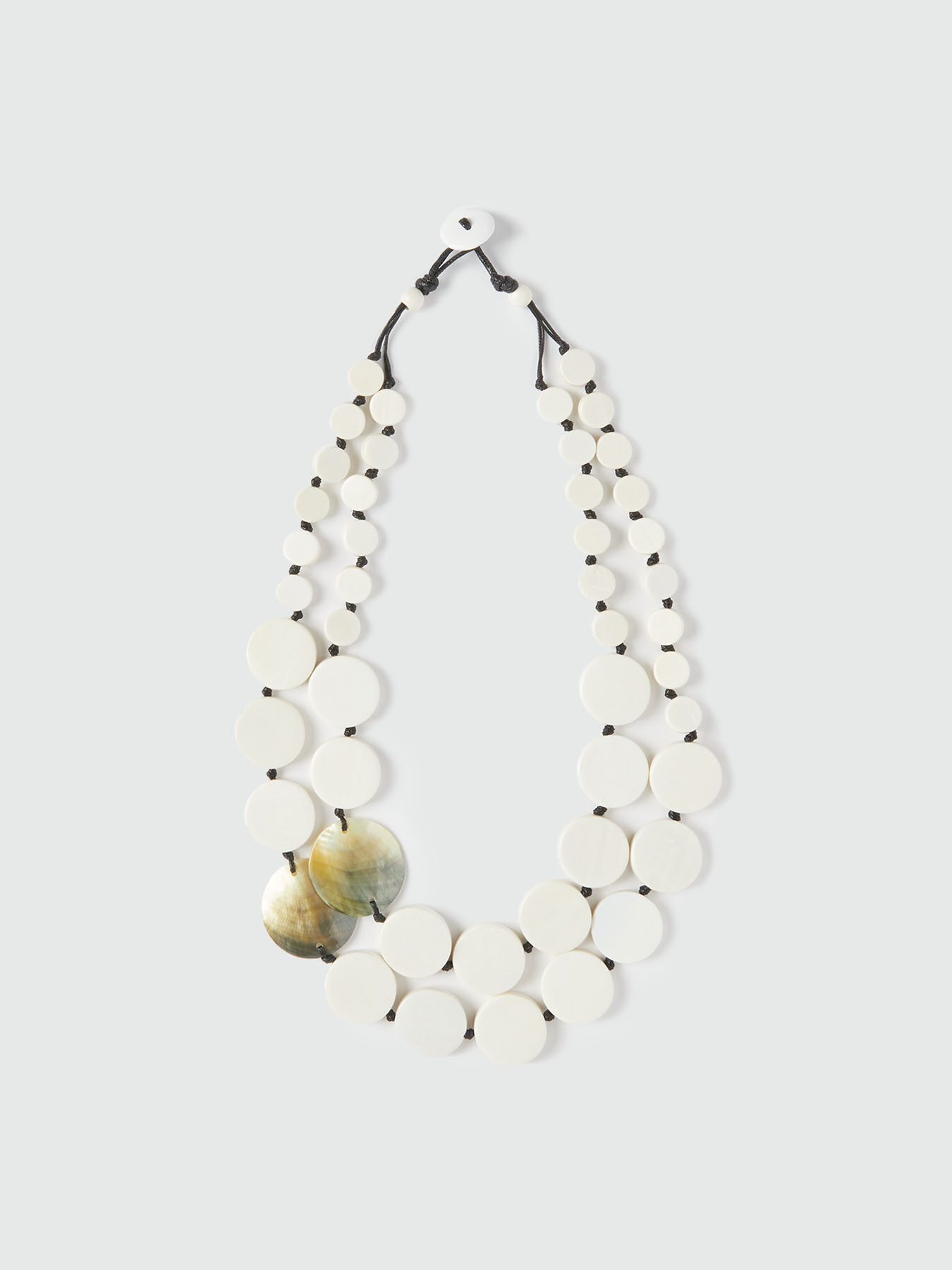 Long necklace with round pendants image number 1