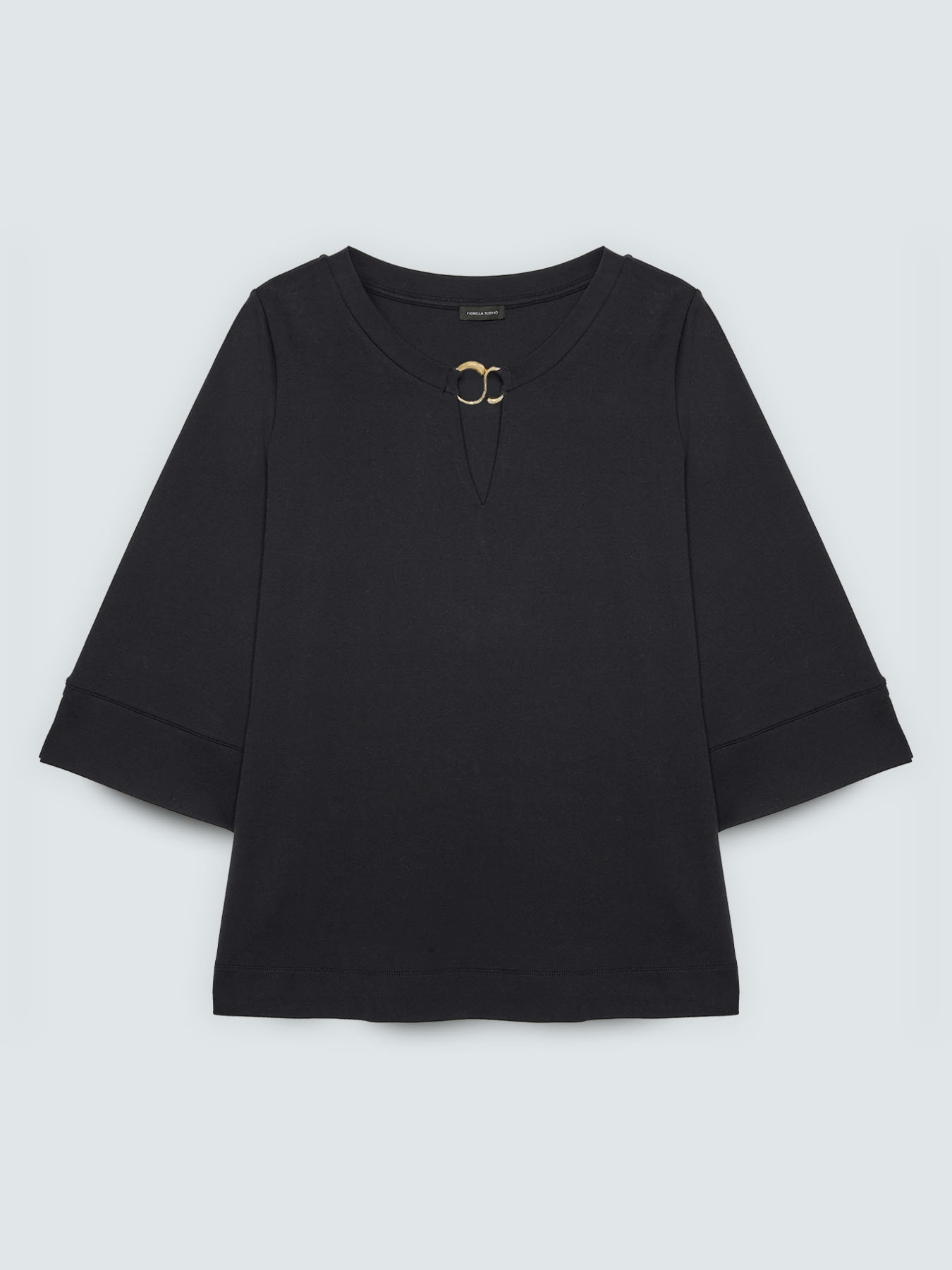 Sweatshirt aus Jersey mit Detail am Ausschnitt image number 4