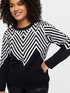 Pullover mit Chevron-Muster aus Viskose LENZING ECOVERO&trade; image number 0