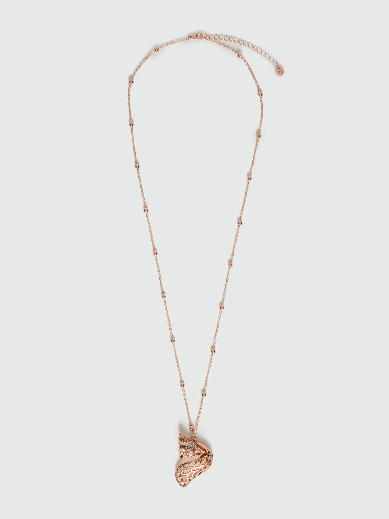 Necklace with fox pendant image number 1