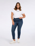 Elastic waist jeggings image number 4