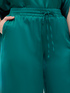 Wide-Leg-Hose aus Viskose-Satin image number 3