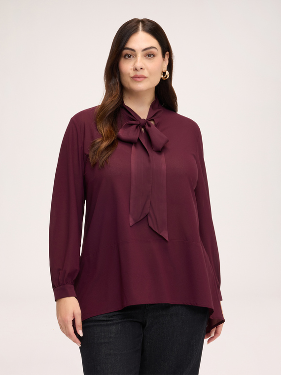 Blouse with bow