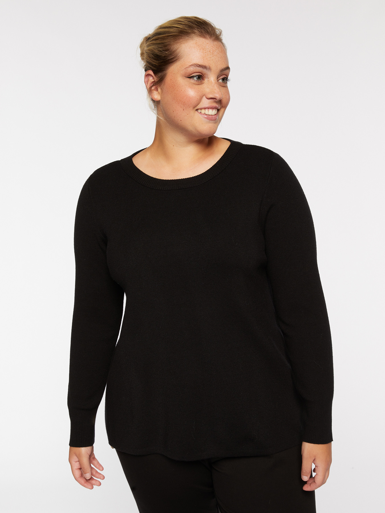 ECOVERO™ viscose sweater with zipper image number 0