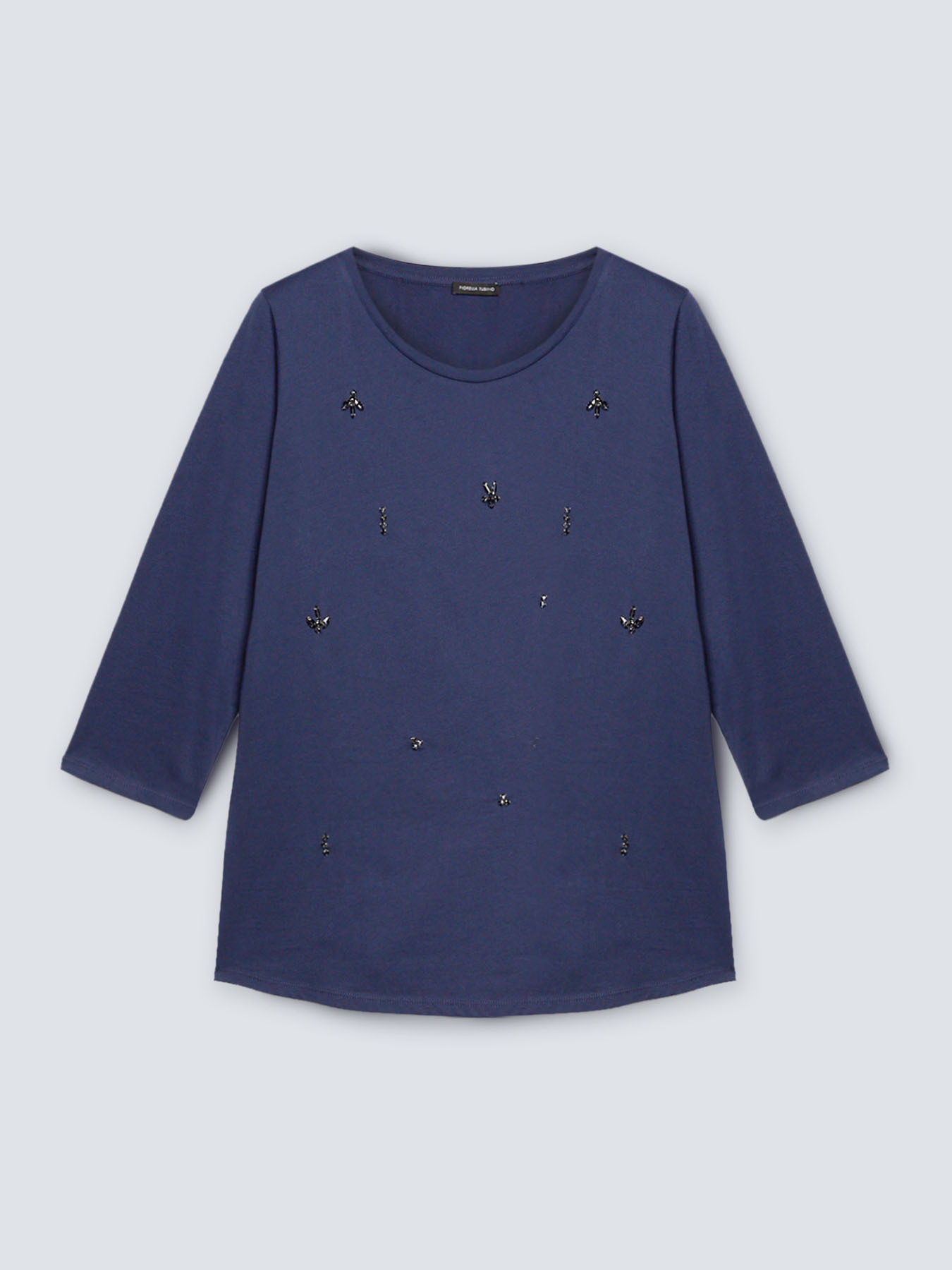 T-shirt con ricami image number 3