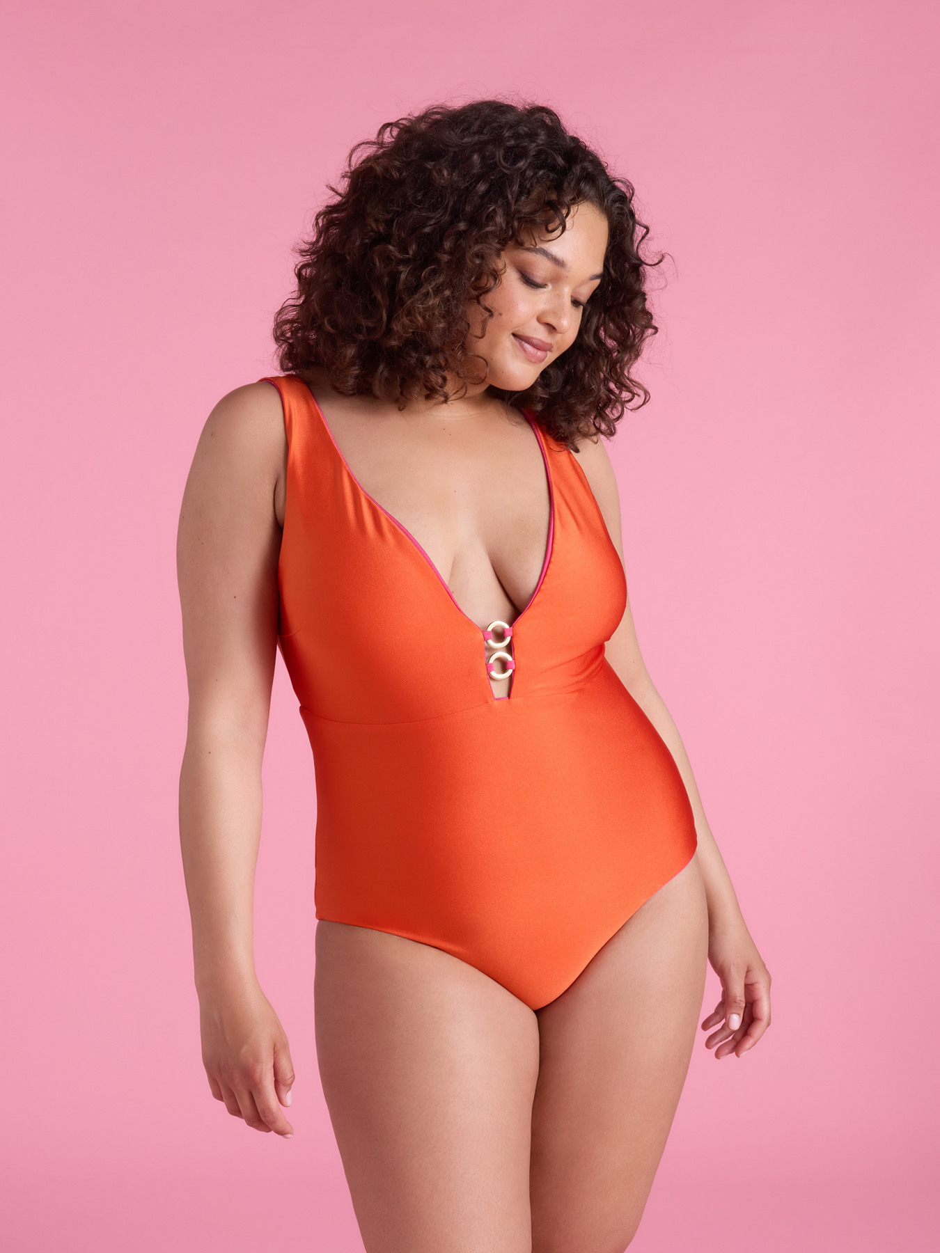 Reversible one-piece swimsuit image number 6