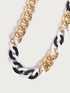 Black&white chain necklace image number 2