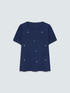 T-shirt in cotone con charms image number 1
