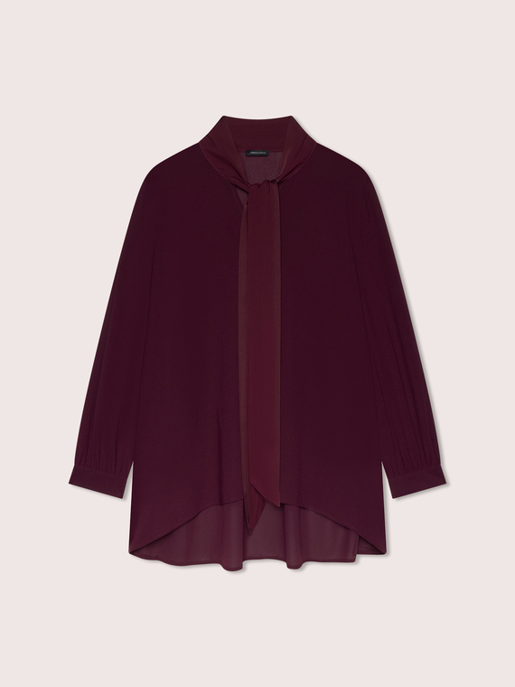 Blouse with bow