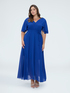 DREAM georgette dress with V-neckline image number 3