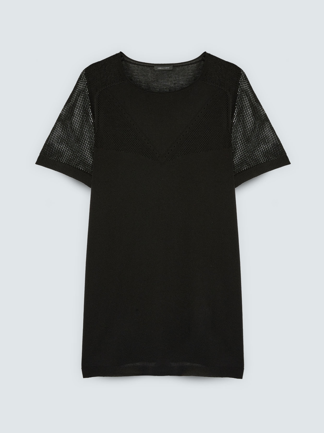 Maglia traforata in misto viscosa image number 4