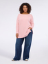 Maglia lunga con scollo a barchetta image number 0