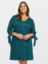 Bedrucktes Kleid mit Schleifen image number 3