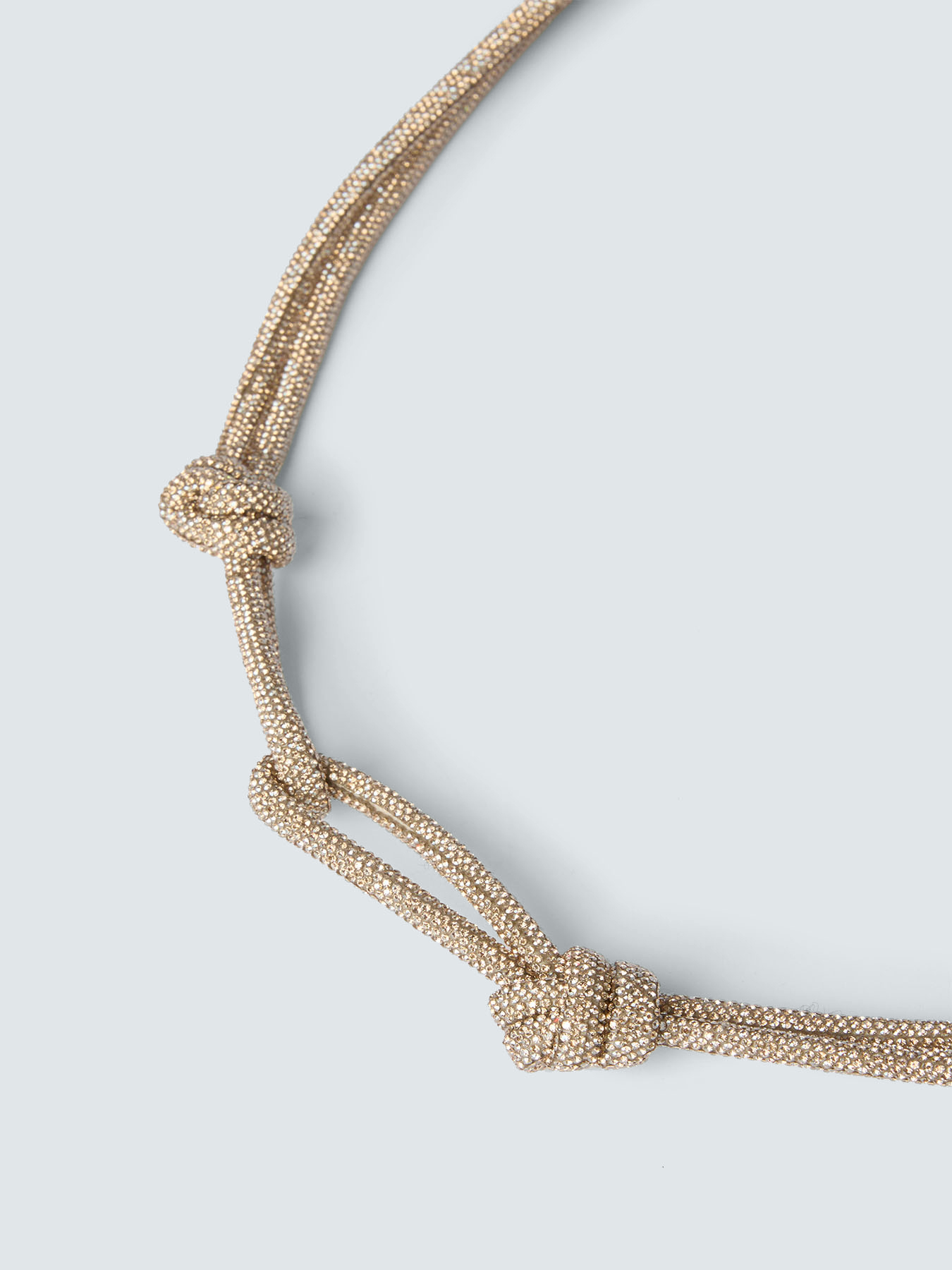 G&uuml;rtel mit Kordel-Effekt und super gl&auml;nzenden Knoten image number 1