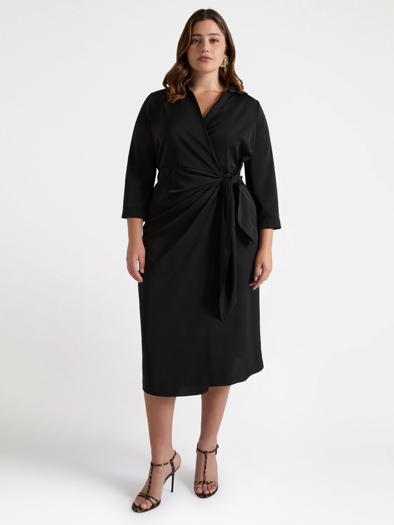 Wraparound dress - JOY image number 0