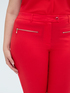 Kick-Flare-Hose aus leichter Baumwolle image number 3