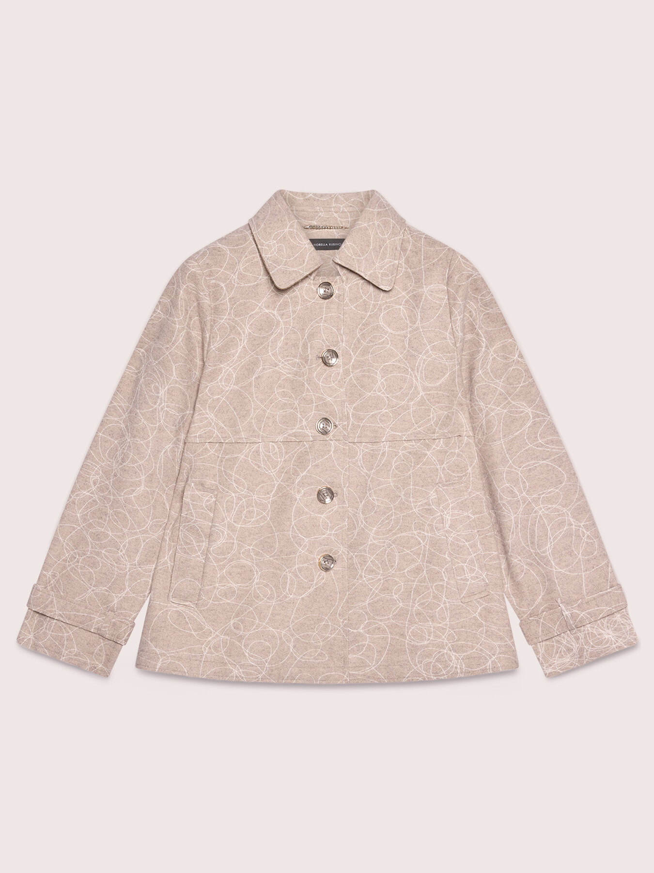Embroidered fabric jacket image number 4